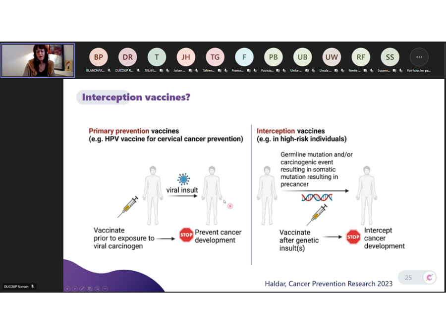S. Delaloge CCE lecture presentation on cancer prevention