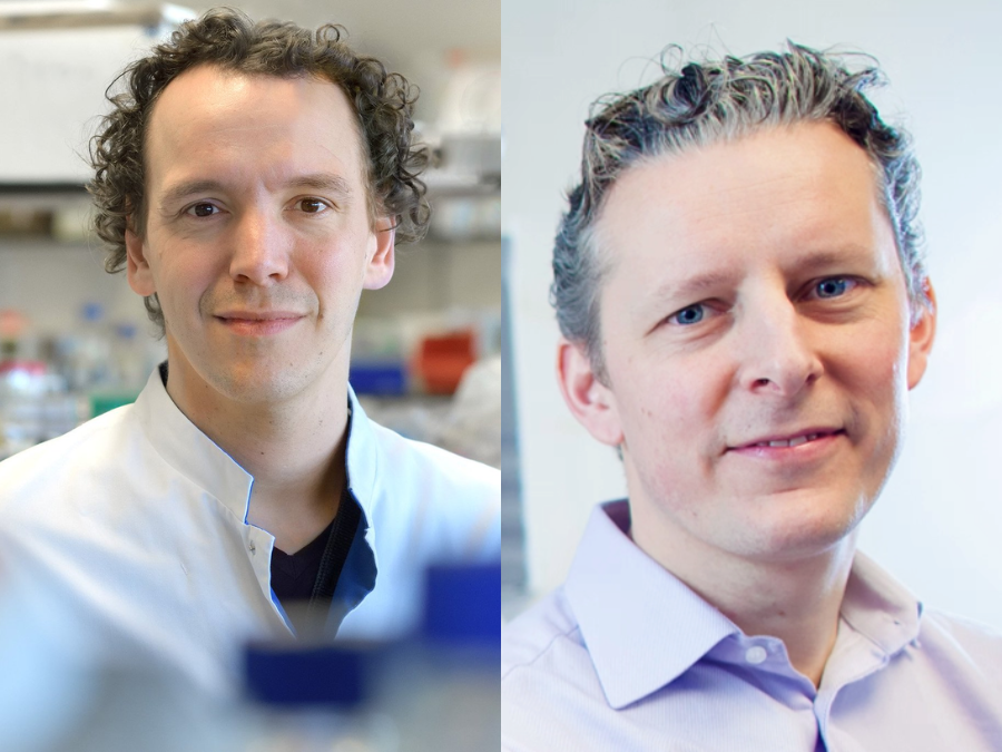 New members of the CCE Board of Directors: Wilbert Zwart and Michiel van der Heijden, from NKI