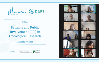 Patient and Public Involvement (PPI) webinar, hosted by INT under the CCE_DART project framework