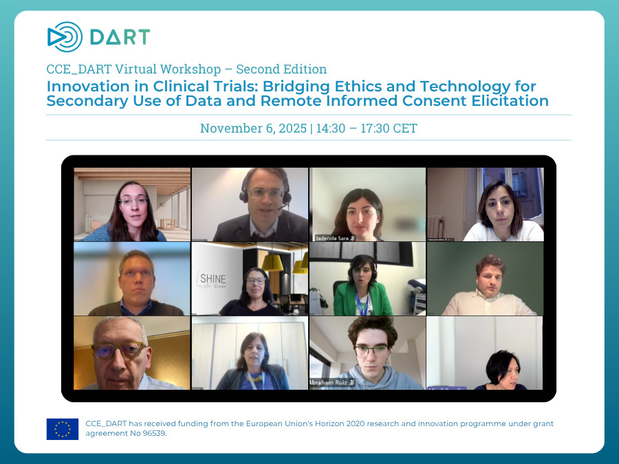 CCE_DART Workshop 2025: Innovation in Clinical Trials — From Secondary Use of Data to Remote Informed Consent